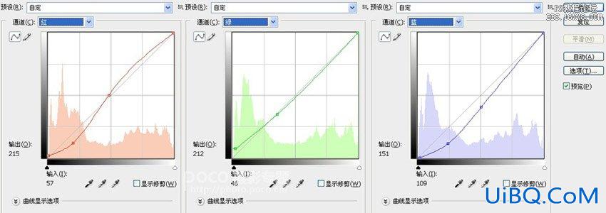 ps曲线调色教程