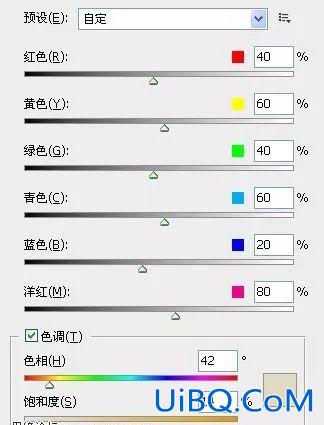 PS给性感女生人像艺术照调出梦幻的暖色调。