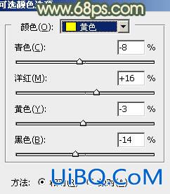 ps调出照片淡黄色色彩教程