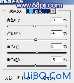 ps调出照片的青蓝色调教程