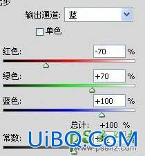 PS给古装少女人物照片整体润色调出青蓝色效果。